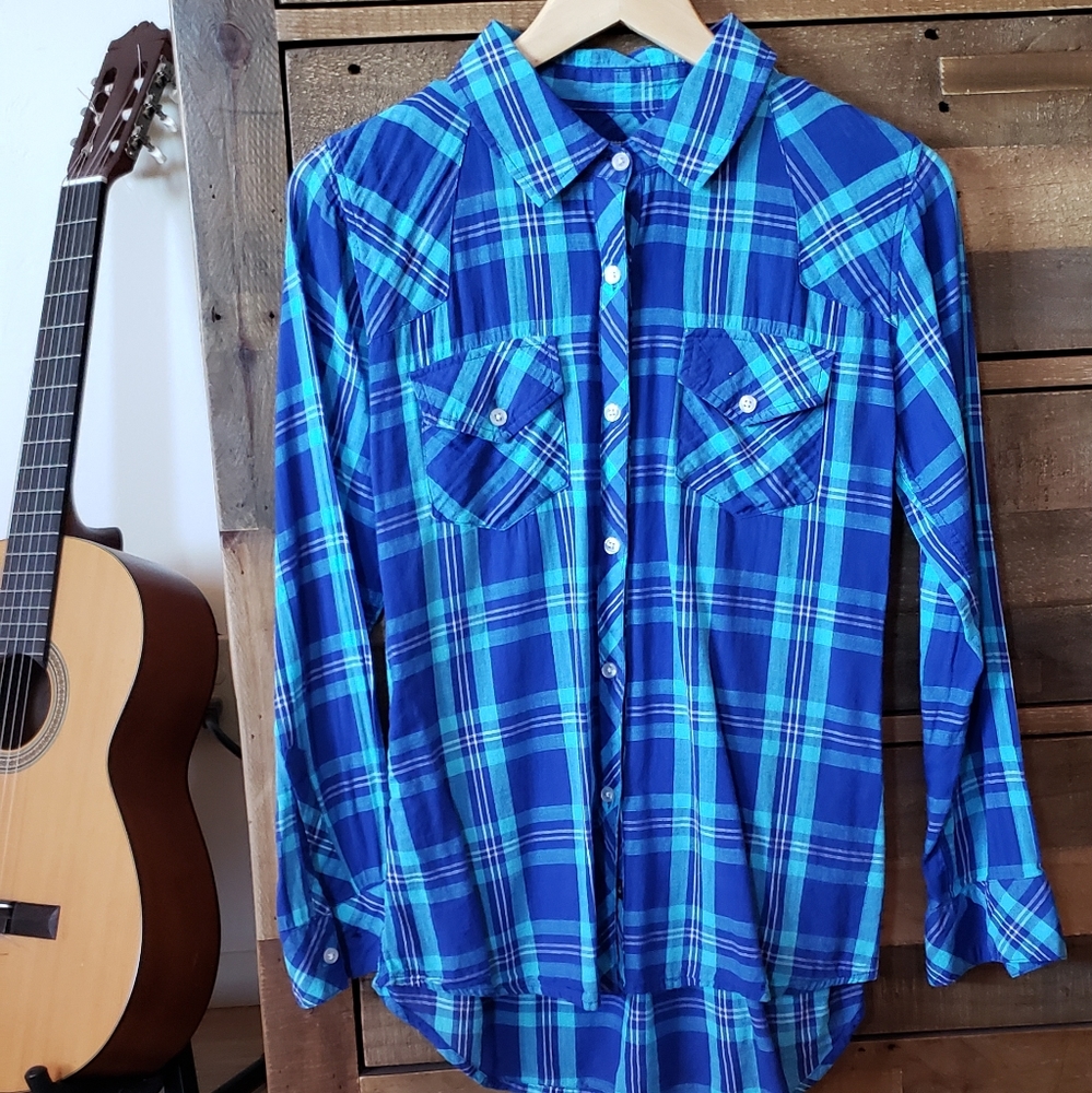 Rails Button Down Plaid Shirt